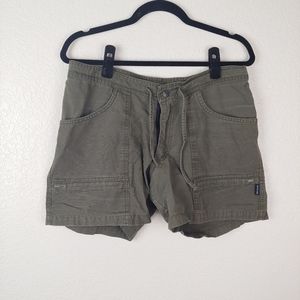 Prana Green Drawstring Shorts Size M
